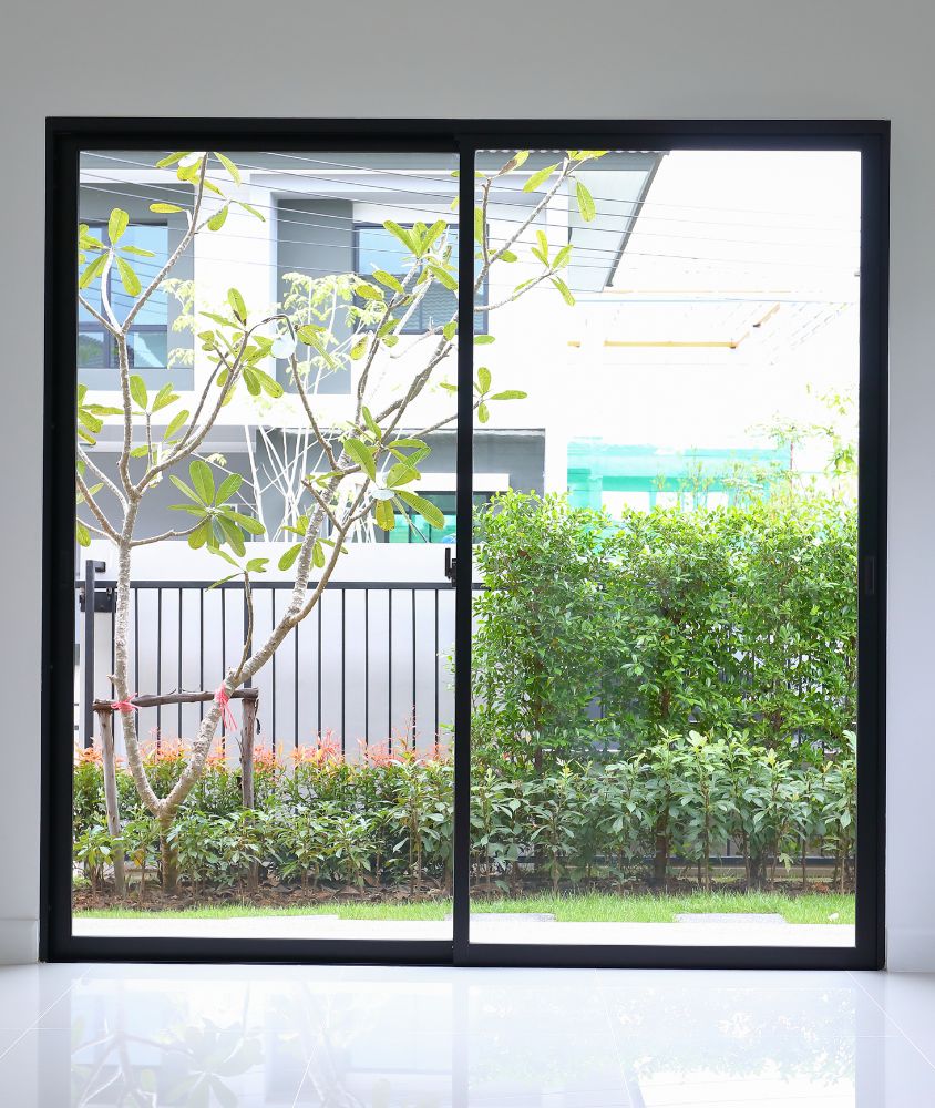 porta de vidro em Cotia